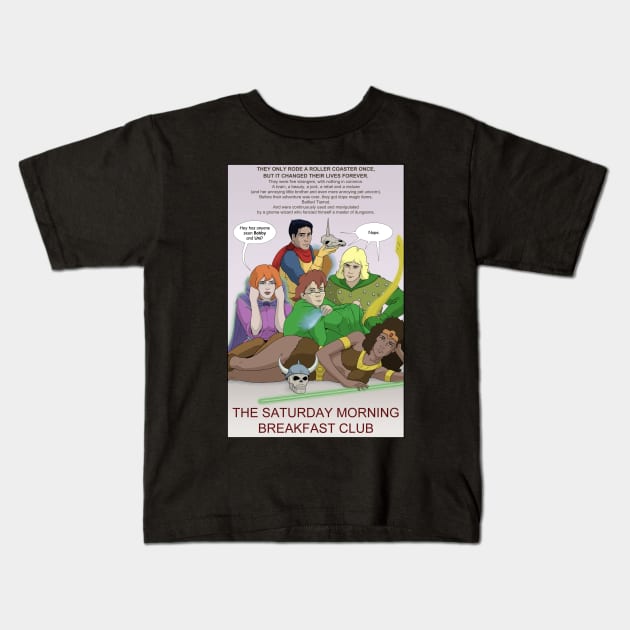 The Saturday Morning Breakfast Club Kids T-Shirt by Art of Lee Bokma